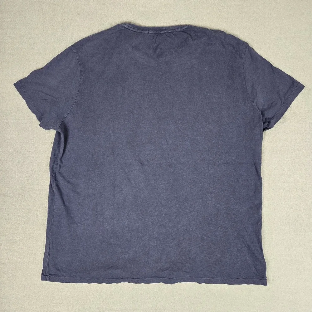 Polo Ralph Lauren P Sailing T Shirt Mens 2XL 1993 Vintage Yacht Navy Blue Retro